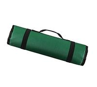 Luzhengyang Borsa professionale arrotolabile da cuoco, realizzata a mano, portatile, da viaggio, per tagliare e forare, per trasportare facilmente utensili e temperamatite, verde