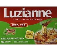 Luzianne Decaffeinated Iced Tea 96 Family Size Bags