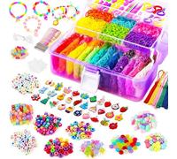 LUZOON Elastici per Braccialetti Kit XXL, 12000+ PCS 30 Colori Kit Braccialetti Bambina Loom Bands Con Scatola a Tre Strati Fai da te di Gomma Bracciale Compleanno di Regalo (Viola)