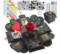 LUZOON Explosion Box,Scatola a Sorpresa DIY Creativa Explosion Box Regalo Scrapbook e Foto Album Confezione Regalo per Natale Compleanno Anniversario San Regalo di Nozze