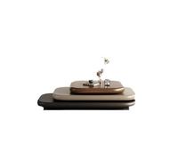 LUZZILE Mesa para Centro De Sala Tavolino da caffè Girevole Pebble, tavolino da caffè Moderno Minimalista sospeso for Soggiorno Tavolino da caffè