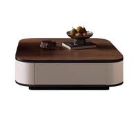 LUZZILE Mesa Para Centro De Sala Tavolino da caffè in legno massello, for soggiorno, piccolo appartamento, moderno, quadrato Tavolino da caffè