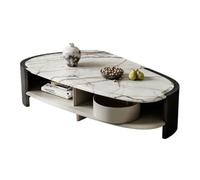 LUZZILE Mesa Para Centro De Sala Tavolino da caffè in marmo Teahouse, arte creativa, piccolo appartamento, soggiorno, tavolo da caffè, casa semplice Tavolino da caffè