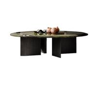 LUZZILE Mesa Para Centro De Sala Tavolino da camera da letto, tavolino da caffè in marmo, tavolino da caffè rotondo piccolo for soggiorno e casa Tavolino da caffè(100cm)
