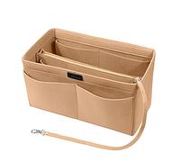 LV Speedy Neverfull Organizer, Feltro Donna, Ropch Interno Borsa Organizer Organizzatore per Borsa Bag in Bag (Beige, XL)