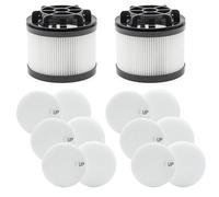 LVAC-200 Filtro di ricambio compatibile con aspirapolvere Levoit LSV-V201-WUS Cordless Stick (6 filtri pre-motore 2 filtri post-motore)