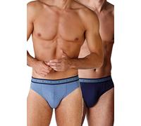 LVB Bio Cotton Bi-Pack, Slip Uomo, Blu Melange, XXL
