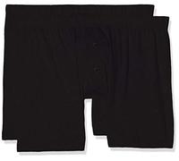 LVB Boxer Parigamba 100% Cotton Bipack Uomo x2, Nero, 3/S