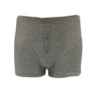 LVB Boxer Parigamba 100% Cotton Bipack Uomo x2, Grigio Melange, 4/M