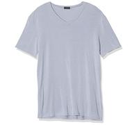 LVB Classy Micromodal Donna T-Shirt Scollo a V, Grigio (Grigio Chiaro 00p), X-Large (Taglia Unica: 6)