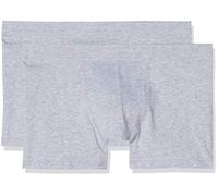LVB Cotone Stretch Bi-Pack, Boxer Uomo, Grigio Melange, S