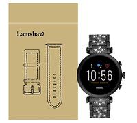 LvBu Bracciale da donna in acciaio inox compatibile con Fossil Sloan HR, cristallo con strass e diamante per Fossil Sloan HR Smartwatch