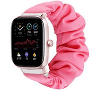 LvBu Cinturino Compatibile con GTS 2 Mini, morbido elastico per capelli, cinturino per smartwatch Amazfit GTS 2 Mini/GTS 2 e Nessun metallo, colore: Colore: rosa.