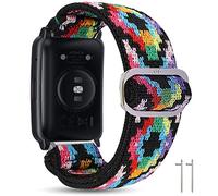 LvBu Cinturino compatibile con Honor Watch ES, Braccialetti in tessuto regolabili, morbido ed elastico, cinturino di ricambio per Honor Watch ES Smartwatch, Bohemien, cinghia