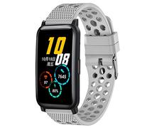 LvBu Cinturino compatibile con Honor Watch ES, Sport Silicone Classic Cinturino di ricambio per Honor Watch ES Smartwatch, grigio., Classico