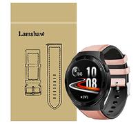 LvBu Cinturino compatibile con Huawei Watch GT 2e, cinturino in pelle e silicone classico di ricambio per Huawei Watch GT 2e Smartwatch, Colore: rosa., Classico