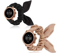 LvBu Cinturino compatibile con Michael Kors Bradshaw 2, morbido e carino, con nodo ad arco, per smartwatch Michael Kors Access Gen 5 Bradshaw