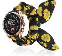 LvBu Cinturino compatibile con Michael Kors Bradshaw 2, morbido e carino, con nodo ad arco, per smartwatch Michael Kors Access Gen 5 Bradshaw