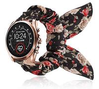 LvBu Cinturino compatibile con Michael Kors Bradshaw 2, morbido e carino, con nodo ad arco, per smartwatch Michael Kors Access Gen 5 Bradshaw