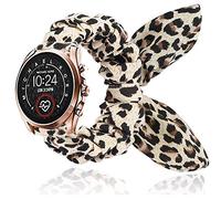 LvBu Cinturino compatibile con Michael Kors Bradshaw 2, morbido e carino, con nodo ad arco, per smartwatch Michael Kors Access Gen 5 Bradshaw