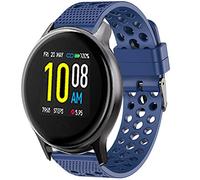 LvBu Cinturino compatibile con UMIDIGI Uwatch 2S, Sport Silicone Classic di ricambio per UMIDIGI Uwatch 2S Smartwatch, Blu, Classico
