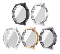 LvBu Cover Compatibile con Huawei Watch GT 2 Pro, Flessibile TPU Protezione Completa con Pellicola Protettiva Antigraffio Protezione Schermo per Huawei Watch GT2 Pro, 5 confezione