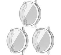 LvBu Cover Compatibile con Huawei Watch GT 2 Pro, Flessibile TPU Protezione Completa con Pellicola Protettiva Antigraffio Protezione Schermo per Huawei Watch GT2 Pro, 3 trasparenti.