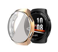 LvBu - Custodia protettiva in TPU per Huawei Watch GT 2e, compatibile con Huawei Watch GT2e 46 mm, Oro rosa