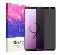 LvBu Pellicola protettiva per la privacy compatibile con Samsung Galaxy S9, protezione completa dello schermo, vetro temperato, bordo nero, superficie completa (S9)