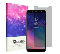 LvBu Pellicola Protettiva Privacy per Samsung Galaxy A6 Plus, 9H Proteggi Schermo in Vetro temperato Anti Spia, AntiGraffio, Senza Bolle (Nero)