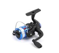 LVCHAO Mulinello da Spinning 5.2:1 Pesca Pieghevole Ultraleggero Esca for Nave con Ruota a rulli di Grande Diametro per la Pesca in Acqua Salata o Dolce(Blue)