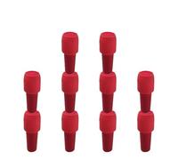 LVCHAO Silicone Wine Stoppers Beverage Bottle cap Cork Saver Stopper Reusable Keeping Champagne Fresh Kitchen Tools per Cucine e Bar(Red)