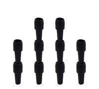 LVCHAO Silicone Wine Stoppers Beverage Bottle cap Cork Saver Stopper Reusable Keeping Champagne Fresh Kitchen Tools per Cucine e Bar(Black)