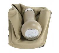 LVDLRAJJ Cambio manuale Compatibile Con Chery A5 Pomello Del Cambio Stick Pen Leva Del Cambio Ghetta Colletto Di Avvio(Beige)