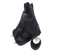 LVDLRAJJ Cambio manuale Compatibile Con SAAB Per 9-3 2003 2004 2005 2006 2007 2008 2009 2010 2011 2012 5/6 Velocità Pomello Cambio Ghetta Boot Copertura Della Cassa Collare(6 Speed Silver Combo)