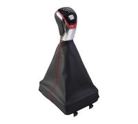 LVDLRAJJ Cambio manuale Compatibile Con VW Per POLO 2002 2003 2004 2005 2006 2007 2009 Pomello Del Cambio Con Collare Di Avvio Manuale Accessori Per Interni Auto(6Speed)