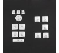 LVDLRAJJ Interni dell'auto Compatibile con Benz per CLA GLA ML GL GLE GLS ABC W204 Classe E W212 Adesivi per Bottoni di Sollevamento in Vetro per Finestrini Interni Auto(Silver)