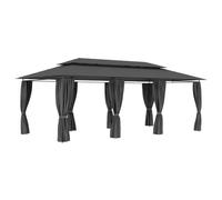 VIDAXL - Gazebo Con Tende 600x298x270 Cm Antracite