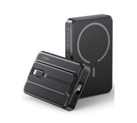 LVFAN Power Bank Magnetico per Mag-Safe, 10.000mAh Wireless Portatile Caricabatterie con Cavo USB-C Integrato, PD Ricarica Rapida da da Viaggio per iPhone 17/16/15 Serie, Samsung Galaxy, Google Pixel