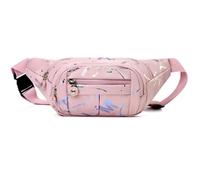 LVFXQRXO Borsa a canguro 4 Tasche Da Donna Sacca In Vita, Sacca Da Giro Per La Vita Impermeabile Di Grandi Dimensioni Donne Sports Traveling Cycling Sacchetto Regalo-Rosa Chiaro