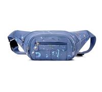 LVFXQRXO Borsa a canguro 4 Tasche Da Donna Sacca In Vita, Sacca Da Giro Per La Vita Impermeabile Di Grandi Dimensioni Donne Sports Traveling Cycling Sacchetto Regalo-Blu