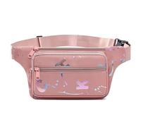 LVFXQRXO Borsa a canguro 4 Tasche Da Donna Sacca In Vita, Sacca Da Giro Per La Vita Impermeabile Di Grandi Dimensioni Donne Sports Traveling Cycling Sacchetto Regalo-Rosa Scuro