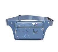 LVFXQRXO Borsa a canguro 4 Tasche Da Donna Sacca In Vita, Sacca Da Giro Per La Vita Impermeabile Di Grandi Dimensioni Donne Sports Traveling Cycling Sacchetto Regalo-Blu