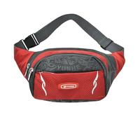 LVFXQRXO Borsa a canguro Borsa In Vita A 4 Tasche, Borsa In Giro Per Vita Di Grande Capacità Impermeabile In Vita Nera Per Donne Sports Traveling Ciclaggio Da Regalo Per Ciclismo-Rosso