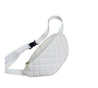 LVFXQRXO Borsa a canguro Borsa In Vita Per Uomini E Donne, Borsa Impermeabile, Leggera E Di Grande Capacità, Adatto A Camminare E Corsa All'Aperto-Bianco