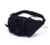 LVFXQRXO Borsa a canguro Borsa Per Sacca In Giro Per Cintura In Vita Tattica Adatto Per Escursionismo Da Campeggio Da Campeggio Esterno Da Esterno-Nero