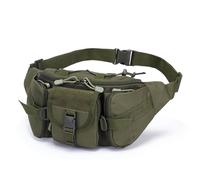 LVFXQRXO Borsa a canguro Borsa Per Sacca In Giro Per Cintura In Vita Tattica Adatto Per Escursionismo Da Campeggio Da Campeggio Esterno Da Esterno-Verde