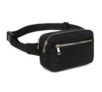 LVFXQRXO Borsa a canguro Borse In Vita E Pacchetti In Vita Per Uomini E Donne Bassa In Bassione 4 Tasche - Cintura Di Corsa Impermeabile-Nero