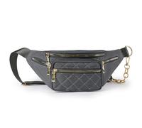 LVFXQRXO Borsa a canguro Sacca In Giro Borsa Da Donna Con Cintura In Vita Regolabile E Tasche Grandi Adatte Per Escursioni, Camminata Per Cani, Corsa E Viaggio-Grigio