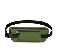 LVFXQRXO Borsa a canguro Sacca Sportiva In Vita Leggera In Giro Per La Cintura In Vita Elastico Sacca In Rete Traspirante Adatto A Camminata Di Cani, Ciclismo, Escursioni-Verde